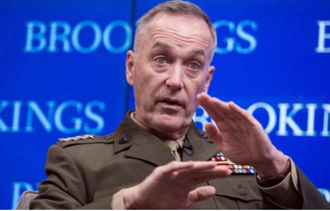 رئیس ستاد ارتش آمریکا:  علیه داعش همه گزینه‌ها روی میز است